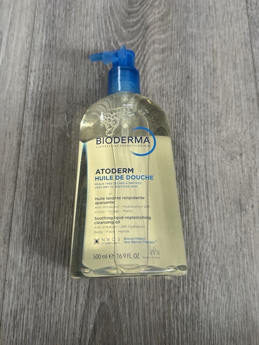 BIODERMA Atoderm Soothing Lipid-Replenishing Cleansing Oil 16.9oz New With Pump